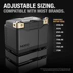 NOCO Lithium NLP5: Ultra-Light 12V Lithium Powersport Battery – Group 5 – 2Ah – 250A Start Power – Intelligent BMS – UL Certified