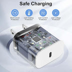 iPhone 16/15 Pro Charger Fast Charging,2Pack 20W USB C Fast Charger Block 6FT USB C to C Charging Cable Cord for Apple iPhone 16 Pro Max/16E/16/15/15 Pro/15 Pro Max/15 Plus,iPad Air/Pro 13/12.9/11inch