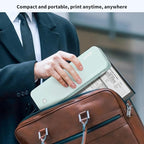 JADENS Portable Printers Wireless for Travel, Thermal Inkless Printer, Support 8.5" X 11" Thermal Paper(Green)