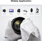 K&F CONCEPT 20 Pack Microfiber Cleaning Cloths, 6x6in Glasses Cleaning Cloths, Premium Camera Lens Cloth for Photography, Glasses, Screens & More