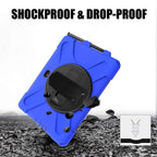 Rantice Case for Samsung Galaxy Tab Active5 PRO / Active4PRO / Active PRO 10.1, Shockproof Drop Protection Case with 360 Stand, Hand Strap & Shoulder Strap for SM-X350/X356B/T540/T547/T630/T638(Blue)