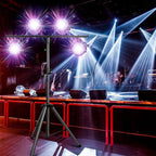 DJ Lights Stand, Heavy Duty DJ Stand 1 Pack, Portable Par Can Tripod Stage Light Stand Adjustable Height 41-95 Inch, DJ Lighting T Bar Suitable for Stages, Bar, Banquet, Party