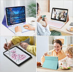 Keyboard Case Compatible for iPad 11th Generation (A16, 2025) and 10th 10.9 inch (2022), Wireless Detachable Keyboard with Premium Protective Cover with Pencil Holder for Apple iPad 2022 10.9 Inch