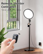 UBeesize Professional Ring Light with Stand, Phone Holder & Remote – 6500K Full-Screen LED Lighting for Makeup, Photography, Studio, Barber, and Live Streaming