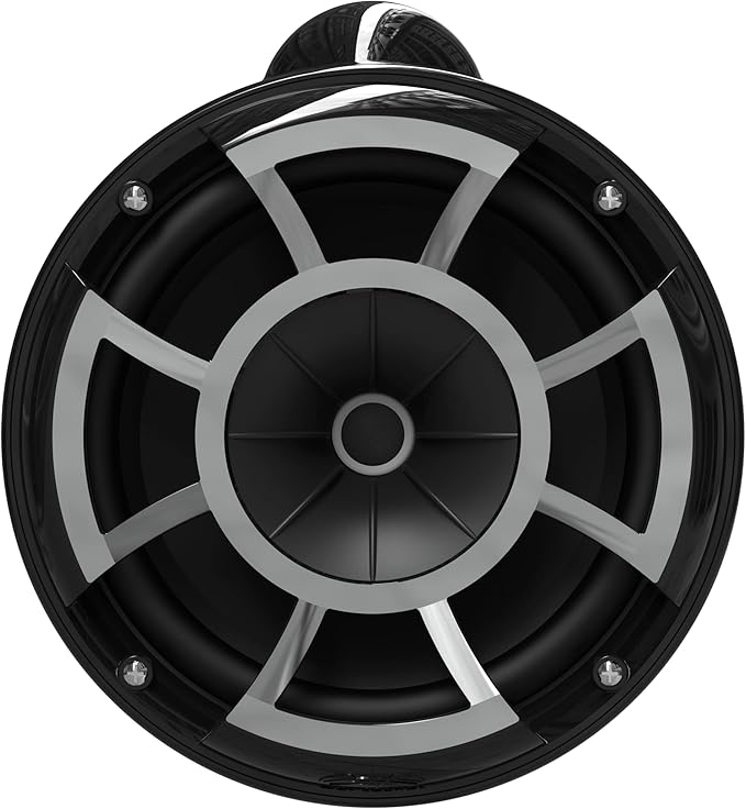 wet sounds Rev 8 Black V2 Revolution Series 8" Black Tower Speakers w/X-Mount