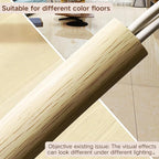 3.3ft Self Adhesive Floor Cord Cover,Heavy Duty Soft PVC Cable Protector and Extension Cord Hider,Cord Management System to Hide Wires on Floor,Cable Cavity:0.61" (W) x 0.32" (H) Beige