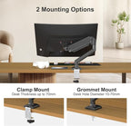 PHOLITEN Single Monitor Mount Fits 13-32 inch,4.4-19.8lbs, Fully Adjustable Gas Spring Monitor Arm with VESA 75 * 75mm/100 * 100mm Mount