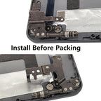 Replacement LCD Cover Back With Hings Front Bezel With Hinges Cap for Lenovo Ideapad 1-15ADA7 82R1, 1 15AMN7 82VG, 1 15ALC7 82R4 Series Laptop Rear Case Top Lid 5CB1M48453 5CB1F36621 5CB1F36618