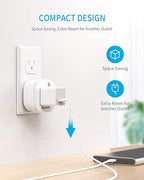 Remote Control Outlet Wireless Light Switch for Household Appliances, Expandable Remote Light Switch Kit, Up to 100 ft Range, FCC Certified, ETL Listed, White (3 Outlets + 1 Remotes)