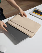 tomtoc Slim Laptop Sleeve Case for 13-inch New MacBook Air M4/A3420 M3/A3113 M2/A2681, M1/A2337 2025-2018, MacBook Pro M2/M1, Water-Resistant Protective Carrying Case with Accessories Pocket