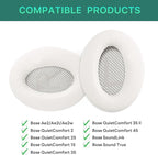 Replacement Ear Pads for Bose QuietComfort 35 (QC35) & Quiet Comfort 35 II (QC 35 ii) Headphones, EarPads Cushions with Noise Isolation Memory Foam, Softer Protein Leather, Added Thickness