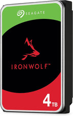 Seagate IronWolf 4TB NAS Internal Hard Drive CMR 3.5 Inch SATA 6Gb/s 5400 RPM 64MB Cache for RAID Network Attached Storage Rescue Services (ST4000VNZ06/006)