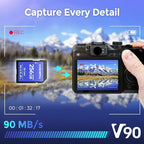 256GB LSU200 SDXC UHS-II Memory Card - up to 300MB/s, C10, U3, V90, 8K, SD Card for Computers, Digital Cameras, Home Theatre Devices, Car Navigation Systems (1 Pack)