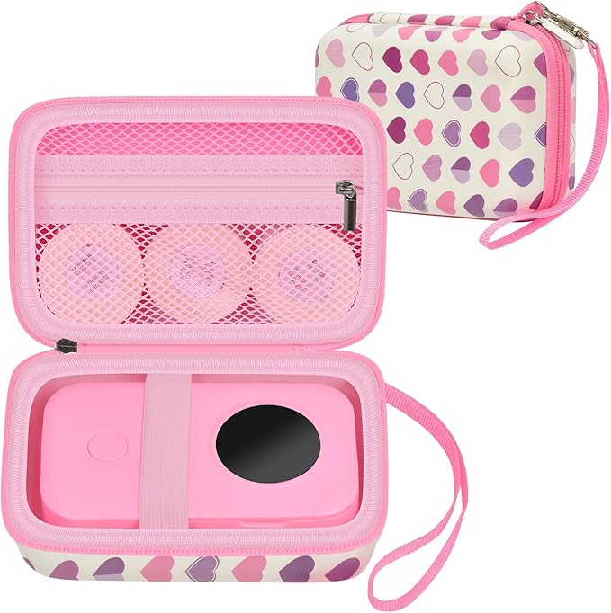Labels Printer Case Compatible with COLORWING D30 Bluetooth Wireless Portable Labeling Printer Also for Phomemo D30 D35 for Memoking Mini Thermal Printing Sticker Storage Holder