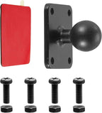 iBOLT 25mm / 1 inch Metal AMPS Adapter Plate for Industry Standard Dual Ball Socket mounting arms