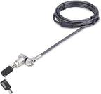 StarTech.com Universal Laptop Lock 6.6ft (2m), Security Cable for Notebooks Compatible with Noble Wedge/Nano/K-Slot, Keyed Locking Cable, Cut-Resistant Carbon Steel Cable, TAA (UNIVK-Laptop-Lock)
