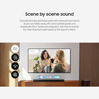 Samsung HW-B550D 3.1 ch Soundbar w/ Dolby Audio, Surround Sound expansion, Bass Boost, Adaptive Sound, DTS Virtual:X, Wireless Subwoofer, 2024