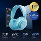SteelSeries Arctis Nova 3P Wireless Multi-Platform Gaming Headset — Mobile App Control — 40 HR Battery — Neodymium Magnetic Drivers — 2.4GHz/Bluetooth — PS5, PS4, PC, Switch, Mobile — Aqua