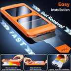 TOCOL for iPhone 14 Pro Screen Protector 9H Hardness Military Grade Shatterproof HD Tempered Glass Full Coverage Easy Installation Case Friendly 2 Pack