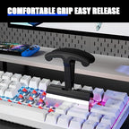 KEMOVE P11 4-Key Keycap Puller - Custom Gaming Mechanical Keyboard Cleaning and Removal Tool, Made with PC and 420 High-Carbon Stainless Steel, Suitable for Standard Layout Keyboards(Black)