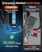 VANMASS [2025 Upgrade Phone Holders for Your Car [Super Suction Cup] Cell Phone Mount Car Dashboard Window Vent Desk Fit for iPhone 16 Pro Max 15 14 Universal Handsfree Automobile Vehicle Cradle