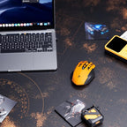 Bluetooth Mouse,Tri-Mode (BT 5.0/4.0+2.4G Hz),Visible Battery Level,Rechargeable Ergonomic Wireless Mouse with 4 Adjustable DPI Levels for Laptop and PC