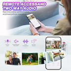 CKK Wireless Security Camera System: 4 Outdoor 5MP PTZ Cameras with 5G/2.4G WiFi,10 CH NVR, 4K Color Night Vision, 2-Way Audio- AI Human Detection,24/7 Surveillance for Total Home Protection (No HDD)
