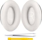 Replacement Ear Pads for Bose QuietComfort 45 (QC45)/QuietComfort SE (QC SE)/New QuietComfort Wireless Over Ear Headphones, Earpads Cushions with Softer Leather and Thicker Memory Foam