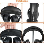 Adhiper Universal Headphone Headband Cover for Sony Beats Bose Soundcore HyperX ATH Skullcandy JBL Jabra, Headband Cover Cushion Protector for Sony XM4, XM5 & Beats Studio Pro/Solo4 Headphones - Black