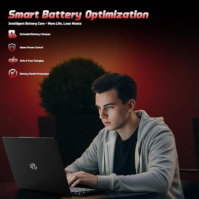 NIMO 15.6" FHD IPS Laptop, Intel N150 (Up to 3.6GHz, Beat i3-10110U), 16GB RAM 1TB SSD, Backlit Keyboard Fingerprint, Wi-Fi 6 BT5.2 Type-C 65W Computer for Students and Home Office