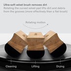 Boundless Audio Vinyl Record Cleaning Kit - 5-in-1 Vinyl Cleaning Kit Includes Velvet Record Brush, Stylus Cleaner, Cleaner Solution, Nylon Brush & Storage Bag