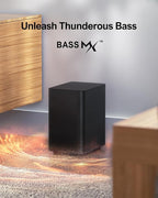 ULTIMEA 5.1 Virtual Surround Sound Bar, 320W Home Theater Surround System with Adjustable Speakers & Subwoofer, TV Speaker Soundbar, Sound Bar for Smart TV, Bluetooth 5.3, Easy Setup, Poseidon D50