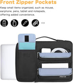 MOSISO 360 Protective Laptop Case 15 inch, Laptop Sleeve Compatible with MacBook Air 15 M4 A3241 M3 A3114 M2 A2941 2025-2023, Dell XPS 15, Side Open Bag with 2 Raised&1 Flapover Pockets, Black
