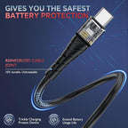 OIITH USB C Cable, USB A to USB C 3A Fast Charging (10FT 3Pack) Phone USB Type-C Charge Cable Android Charge Cord USB C Charger Cable for iPhone 15 Plus/Pro/Pro Max/Samsung/Pad/Laptop/LG/-Red