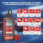 Thinkdiag2 All System Bidirectional Control OBD2 Diagnostic Scanner for iOS & Android, Bluetooth Scan Tool with CAN-FD Protocol, 15+ Reset Functions, ECU Coding, Active Test, AutoVIN, 1 Year Fr-ee
