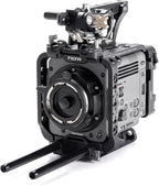 Tilta Camera Cage Compatible with Sony BURANO | Arri Rosettes, 1/4"-20 and 3/8"-16 Threads | w/Top Handle, Left/Right Side Arm, Battery Plate (Advanced Kit - V Mount)