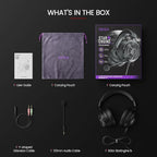 EKSA StarEngine S Gaming Headset for PC, PS4, PS5, Switch, Xbox One, Xbox Series X/S-Wired Gaming Headphones with Detachable Noise Cancelling Mic, 50mm Drivers, 3.5mm Over-Ear Computer Headphones