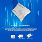 Transcend 1TB 2.5" SATA III 6Gb/s SSD with DRAM, Up to 560MB/s, Compatible with PS4, Laptops, Desktops, PCs, Notebooks, Internal Solid State Drive with SLC Cache, 3D TLC NAND, RAID Engine, LDPC Coding