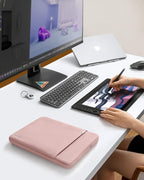 tomtoc 360° Protective Laptop Sleeve for 15-inch MacBook Air M4/A3241 2025, M3/A3114 2024, M2/A2941 2023, 15-inch MacBook Pro A1990 A1707, Dell XPS 15 Plus Laptop, Water-Resistant Computer Case Bag