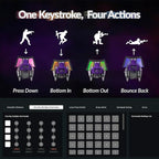 Keychron Q6 HE Wireless Custom Mechanical 100% Full Keyboard, 2.4 GHz/Bluetooth/Wired QMK Rapid Trigger Hot-Swappable Programmable Gateron Double-Rail Magnetic Switches for Mac Windows, Shell White