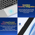 NIMO 15.6 inch Laptop FHD, AMD Ryzen 5 3500U, 8 GB RAM, 256 GB SSD, Windows 11, Backlit Keyboard, Fingerprint Reader, 65W PD, Lightweight Computer for Work and Homeschooling, Classic Silver