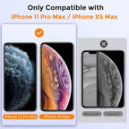 UNBREAKcable Screen Protector for iPhone XS Max and iPhone 11 Pro Max 2 Pack, 2.5D Tempered Glass for iPhone XS Max/11 Pro Max Anti-scratch, Anti-fingerprint, Bubble Free & Case-friendly