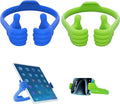 Honsky Thumbs Up 2 Pack Tablet Stand - Compatible with iPad, Samsung Galaxy Tabs, iPhone Pro Max - Universal Cute, Blue/Green