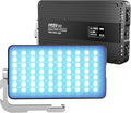 G2 RGB Portable On Camera Light, Built-in 4300mAh Lithium Battery Video Conference Lighting, 2600-10000K 12W Full Color LED Light Panel for Photography, Studio, Wedding Shooting