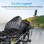 Duall Ball Clamp Mount for Stick Pole Mounting on Bike Bicycle Motorcycle Handlebar Tube Holder Accessories Compatible with GoPro 13 12 11 10 9 8 Insta360 X3 X4 X5 Ace Pro DJI Osmo Nano DJI Action 5/4