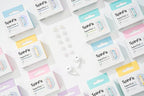SpinFit Superfine for AirPods Pro Gen 1 & 2 - ML - Medical Grade Silicone Patented Replacement Ear Tips and Adapters for Supreme Comfort (one Pair)(Ear Tips Installed)