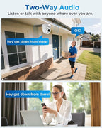 4COVR 4K PoE PTZ Security Camera System, 4X 8MP PoE IP PTZ Camera Two Way Audio, 280ｰ Pan 90ｰ Tilt 5X Optical Zoom, Smart Color Night Vision, Human Vehicle Detection, 8CH 4K NVR 2TB HDD, LY5XCP8M0804
