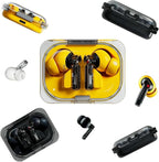 Nothing Ear (a) Wireless Earbuds, 45dB Hybrid Noise Cancelling Earbuds, Hi-Res Audio, Advanced Equaliser, Dual Connect, 6 Mics, 42.5H Playtime Ear Buds Wireless Bluetooth, Yellow