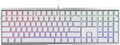Cherry MX 3.0 S Wired Mechanical Gaming Keyboard. Aluminum Housing Built for Gamers w/MX Blue Switches. RGB Backlit Color Display Over 16m Colors. from The Makers of MX. Full Size. Pure White.