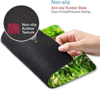 Cute Jumping Turtle Animal Mouse Mat, Square Waterproof Non Slip Rubber Base Mouse Pad for Office Laptop, 9.5"x7.9"x0.12" Inch
